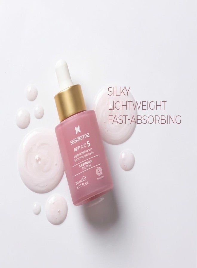 Sesderma RETI AGE 5 Serum 1.0 fl oz | Advanced Age-defying Liposomal Serum with 5 Encapsulated Retinoids, Peptides, Hyaluronic Acid & Barrier-Boosting Support | Smooths Wrinkles, Firms & Hydrates - Image 5