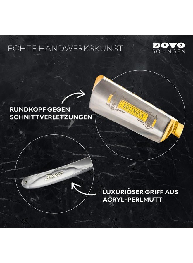 DOVO شفرة حلاقة مستقيمة مغلقة 6 1/4" - Image 3