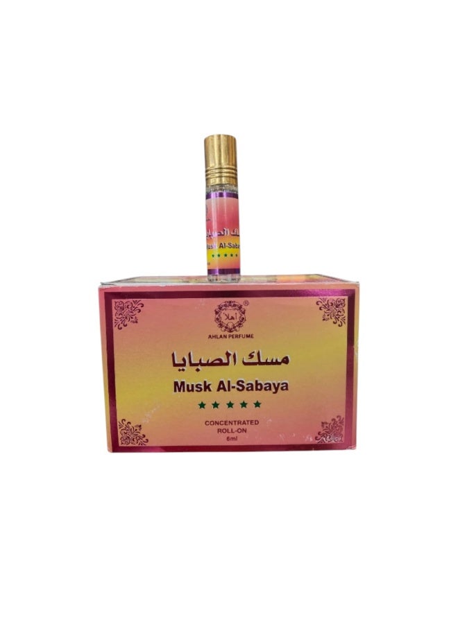 عطر مسك الصبايا رول6مل12قطعة