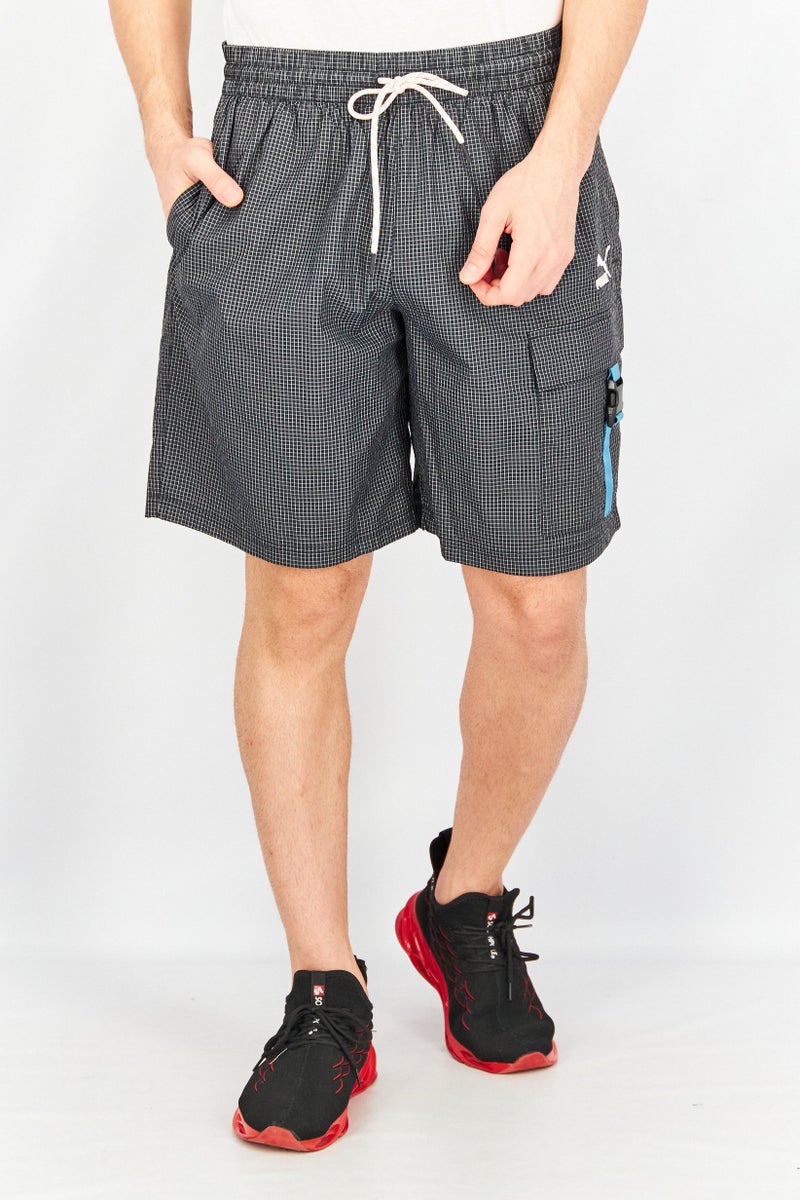PUMA Men Sportswear Fit Training Cargo Shorts, Black Combo - Image 1