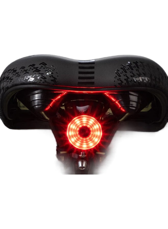 Yaphtes Bicycle Taillight, Smart Sensor Brake Light, Mountain Bike Rechargeable Road Bike High Brightness Safety Light, Handlebar Model - Image 2
