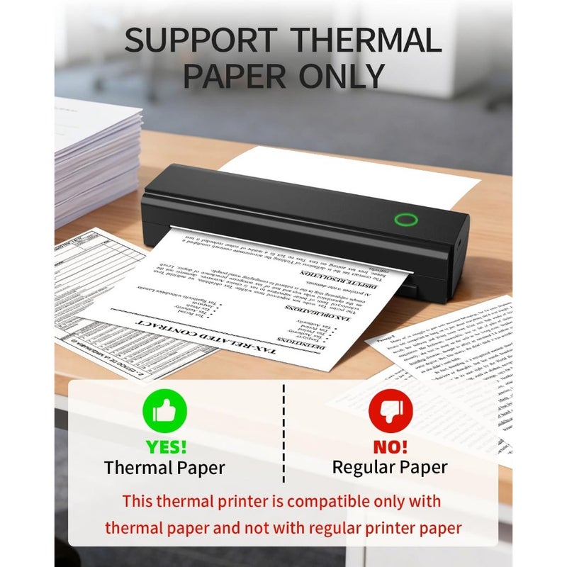 Portable Printers Wireless for Travel, N80 Bluetooth Thermal Printer - Image 3