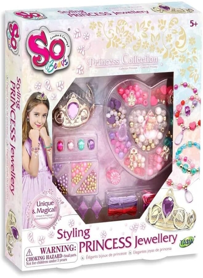 TASIA Tasia So Beads Styling Princess Jewellery boy toys, girl toys, birthday gift, Christmas gift, growth, fun, for kids. 