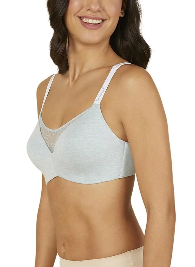 ترايامف Triumph International Women's Padded | Non Wired | 110I538 Comfort 32C Green Full Coverage Bra | Pack of 1