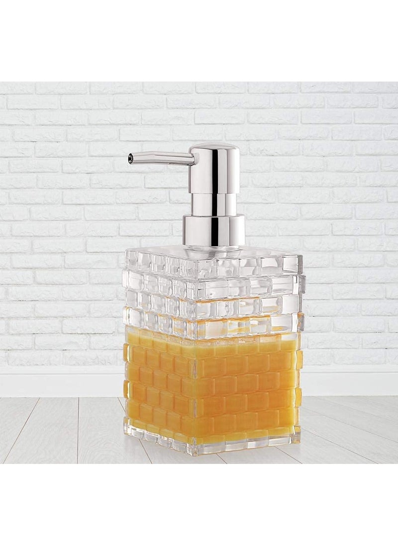 E Shopping E SHOPPING Cuboid Shaped Acrylic Plastic Liquid Soap & Hand wash Dispenser Bottle  - Image 4