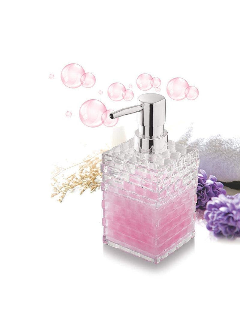 E Shopping E SHOPPING Cuboid Shaped Acrylic Plastic Liquid Soap & Hand wash Dispenser Bottle  - Image 3