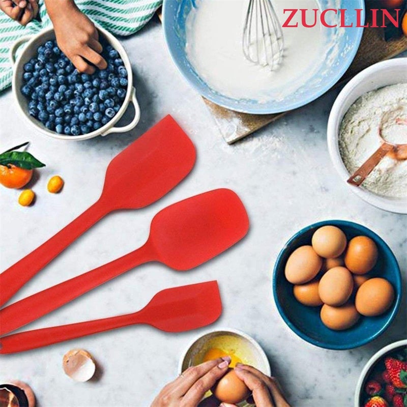 unique enterprise ZUCLLIN Silicone Spatula Set Spatula Silicone Silicone Spatula Spatula Set Non Stick Spatula Silicone Spatula for Cooking Spatula for Non Stick Silicon Spatula Non Stick Spatula SetV57 - Image 4