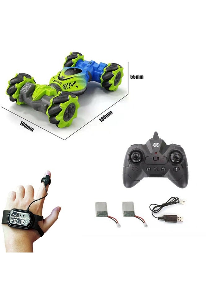 general Gesture Sensing RC Stunt Car, RC Cars Toys for Boys Girls 6-12, 2.4Ghz 4WD Remote Control Car with Lights Music Double Sided Flip 360° Rotate Off-Road, Birthday Xmas Gifts for Kids Age 6-12 - Image 2