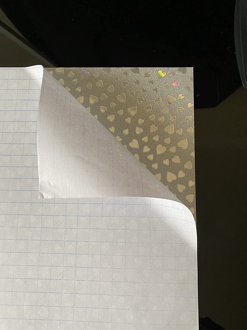 Syntego 12 x A4 Sheets of Glitter Self Adhesive Glitter Paper Lint Free 80gsm 6 Designs Multi Pack - Image 5