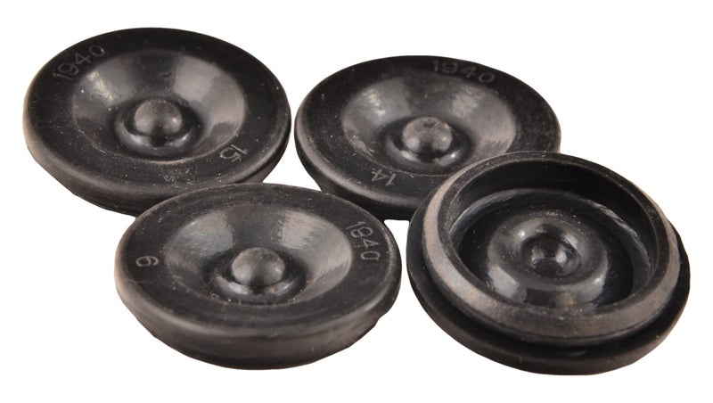 Redline Dexter EZ Lube Rubber Grease Plugs Hub Dust Cap 4 Pack - Image 2