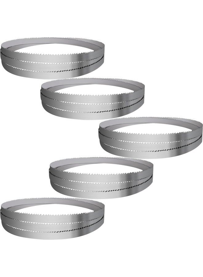 phabcf 144" Sawmill Bandsaw Blades 5-Pack Compatible with Wood-Mizer, Bandsaw Blades Compatible with Woodland, Harbor Freight, Norwood, Frontier, Timbery,TMG Industrial Mills, 10°All-Purpose Sawing - Image 1