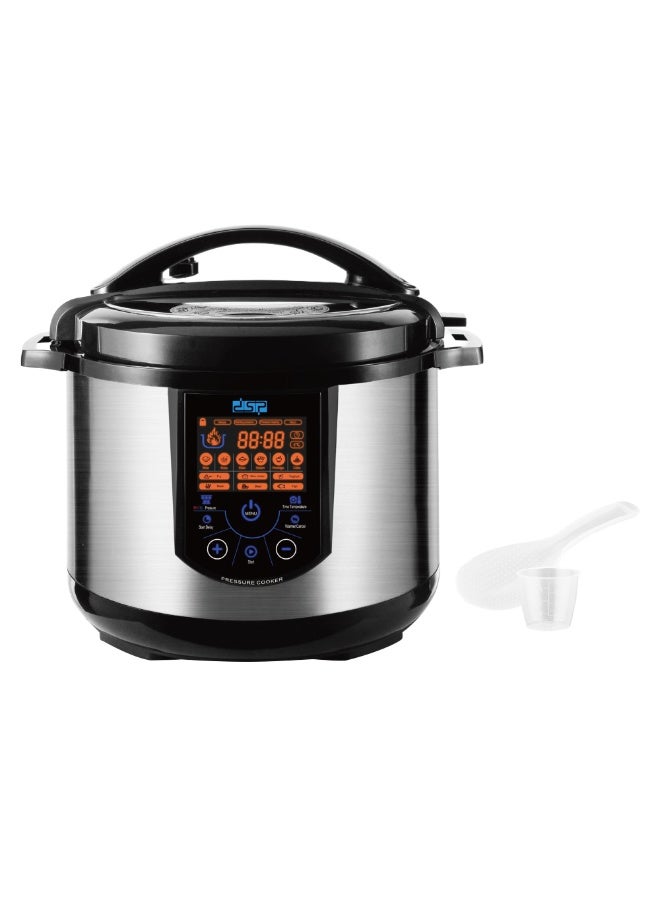 DSP Electric Pressure Cooker 10L Smart Pot, 1350W High Power, 70Kpa Pressure, 12 Cooking Modes, LED Touch Display, Non-Stick Inner Pot, Timer Function, Multi Cooker for Rice, Meat, Soup, Yogurt, Large Family Size Rice Cooker - Image 1