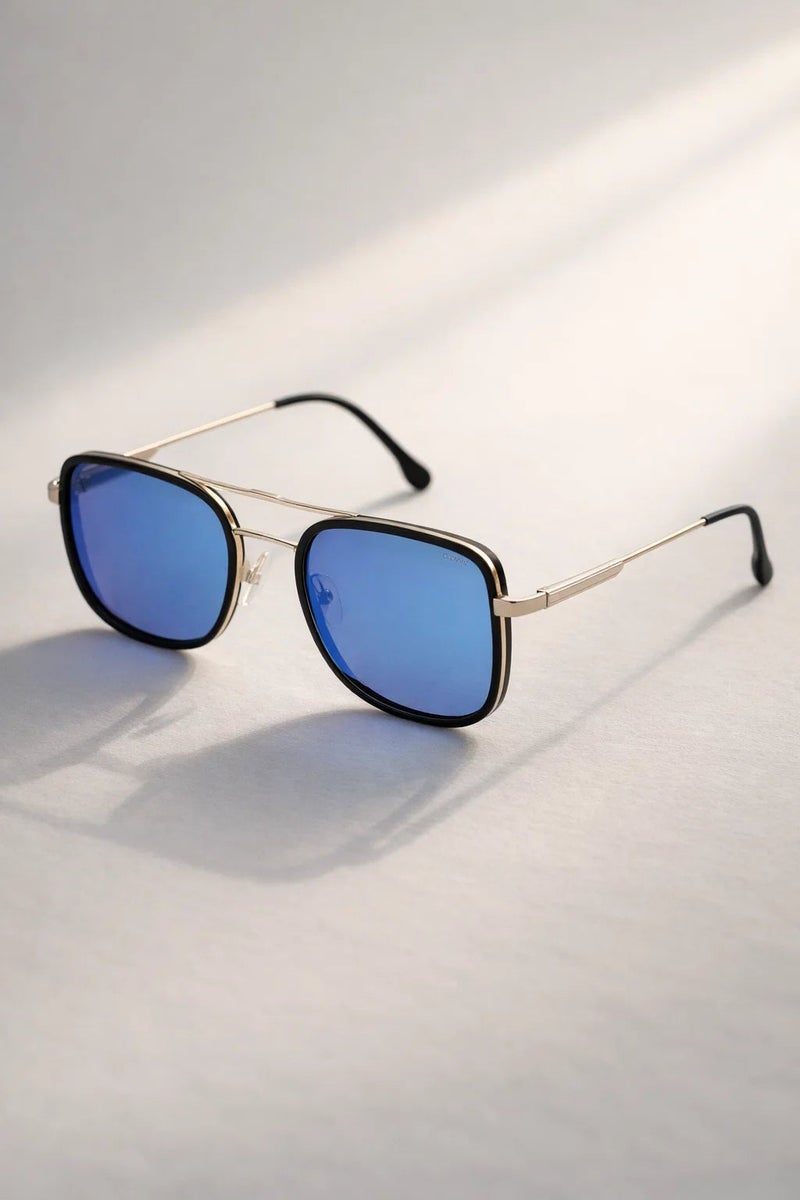 VEGAS Full Rim Square Unisex Blue  Sunglasses V2070 S C5 - Image 1
