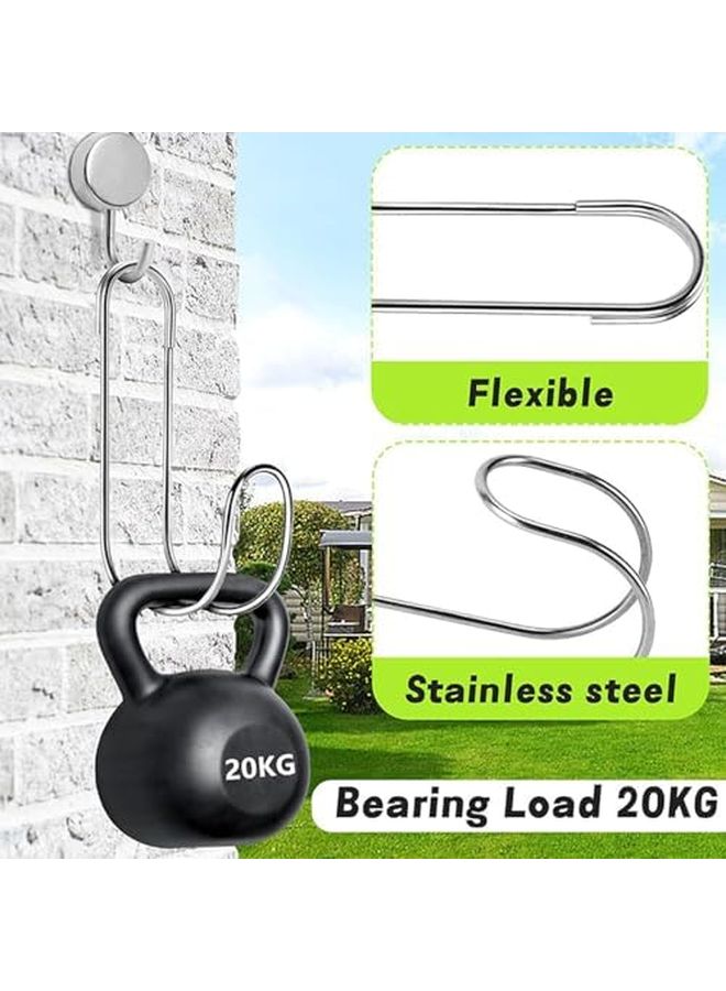 قطعتان من حامل خرطوم الحديقة المتين المنظم بسعة تحميل قوية للاستخدام الداخلي والخارجي - Image 5