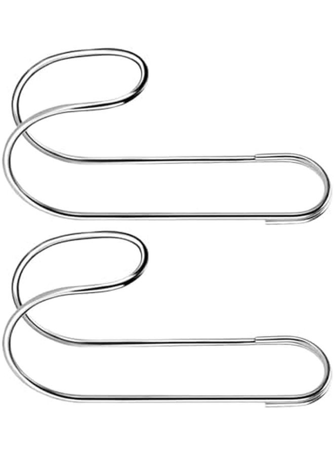 قطعتان من حامل خرطوم الحديقة المتين المنظم بسعة تحميل قوية للاستخدام الداخلي والخارجي - Image 1