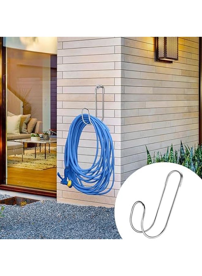 قطعتان من حامل خرطوم الحديقة المتين المنظم بسعة تحميل قوية للاستخدام الداخلي والخارجي - Image 3