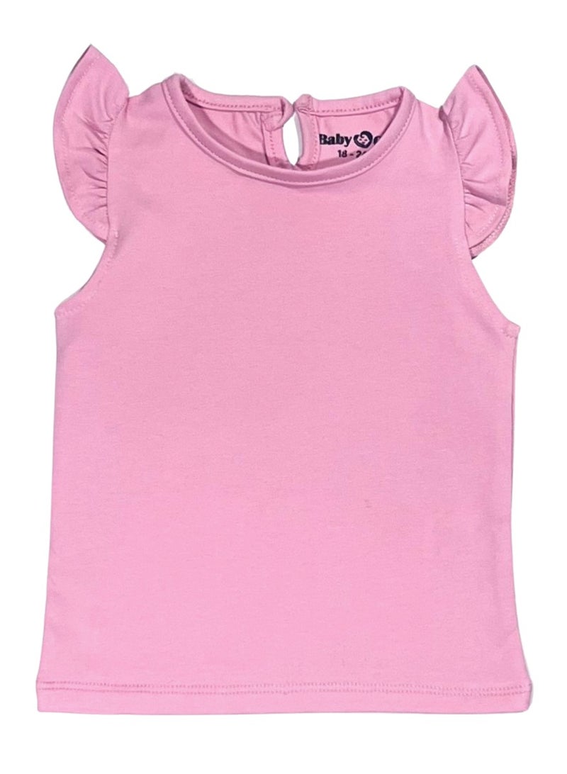 Baby Co. Pink Cotton T-shirt