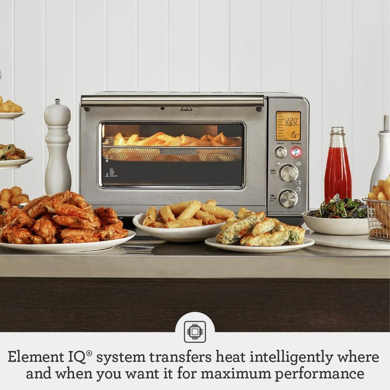 Sage - The Smart Oven Air Fryer - Toasts, Grills, Bakes, Roasts, Airfries, Reheats and Slow Cooks, Brushed Stainless Steel - KSA Version, 2 Year Manufacturer Warranty - Image 2