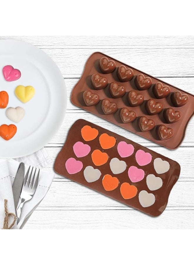 Silicone Mold for Chocolate, Candy and Ice Cubes (Random Shape) Multicolor