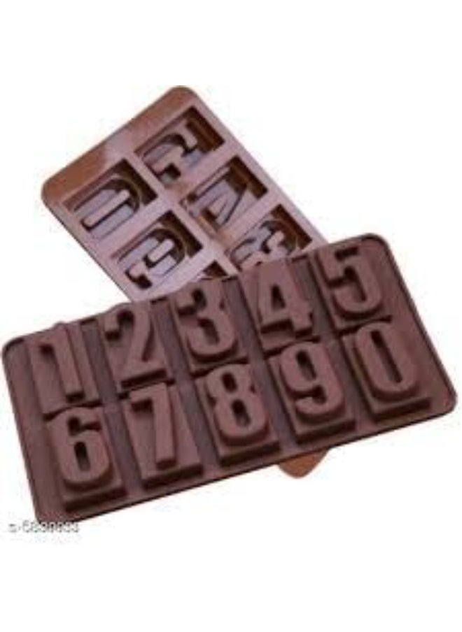 Silicone Mold for Chocolate, Candy and Ice Cubes (Random Shape) Multicolor