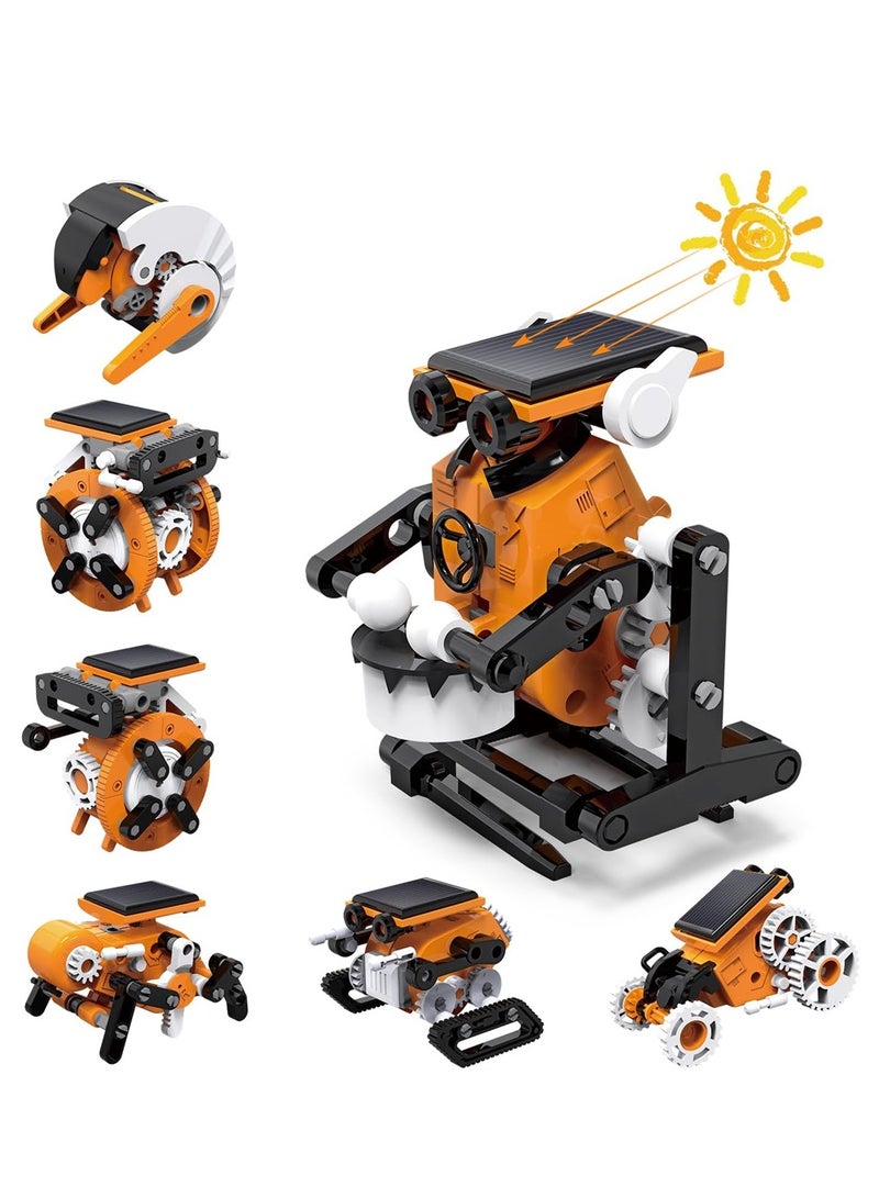 KASTWAVE STEM Solar Robot Toy 7-in-1 Robotics Kits for kids age 8+ Solar Powered DIY Building Toy Construction Engineering Set Science Experiment Kit Birthday Gifts for 8-12 Year Old Boys Girls - Image 1