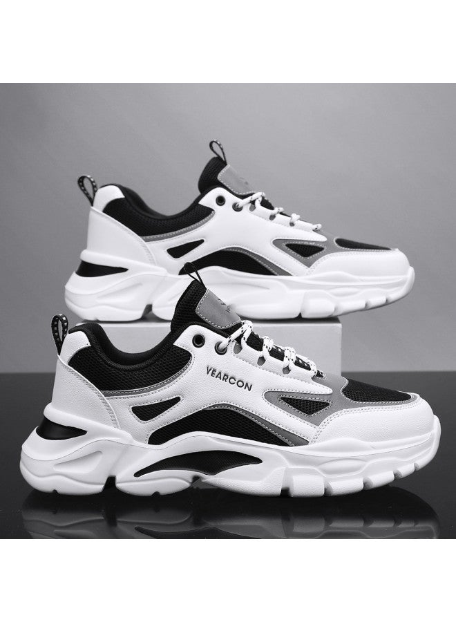 YEARCON أحذية رجالية خريف 2025 أحذية رياضية كاجوال جديدة للرجال أحذية والد سميكة النعل لزيادة الطول بأسلوب الرجال - Image 4