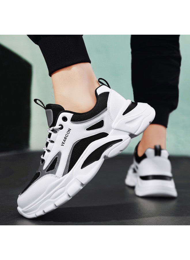 YEARCON أحذية رجالية خريف 2025 أحذية رياضية كاجوال جديدة للرجال أحذية والد سميكة النعل لزيادة الطول بأسلوب الرجال - Image 3