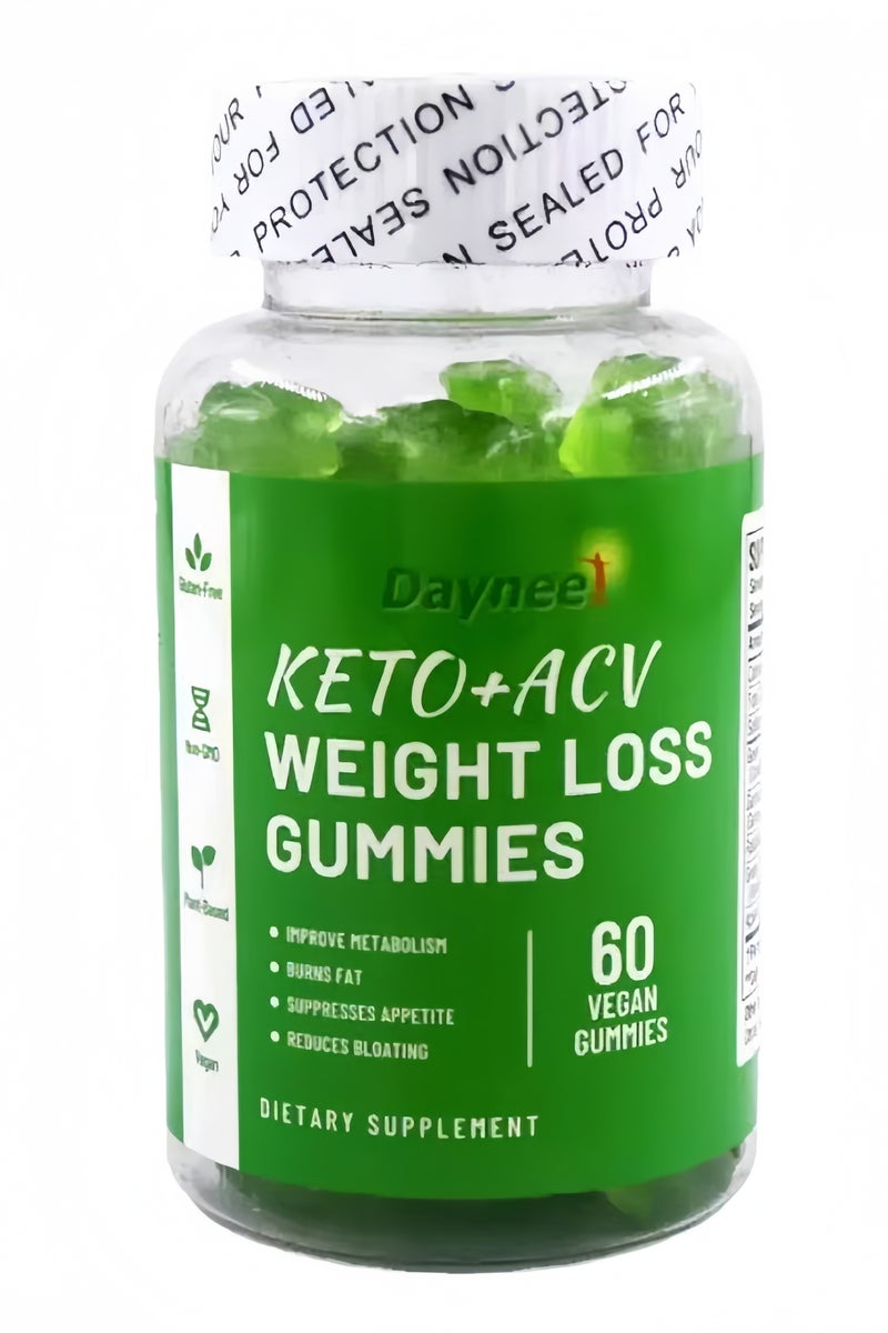 Daynee Keto+acv Gummies Sugar Free Good For Burning Fat Improving Metabolism Reducing Bloating 60 Vegan Gummies  - Image 1
