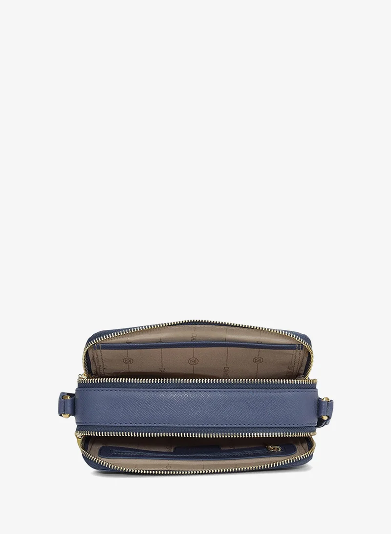 Da Milano  Small Croco Franzy Leather Sling - Stardust  | Best Price UAE