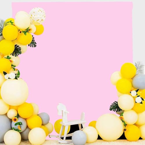 TYTYUU Pink Photo Backdrop for Photoshoot Pink Background for Photography Photo Backdrop Curtain for Party 5 x 7 FT - Image 5
