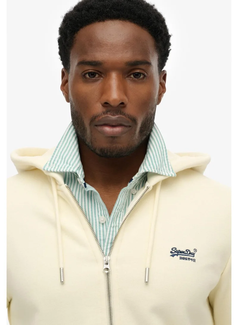 Superdry  Essential Logo Zip Hoodie Half Brushed for Men | Best Price UAE