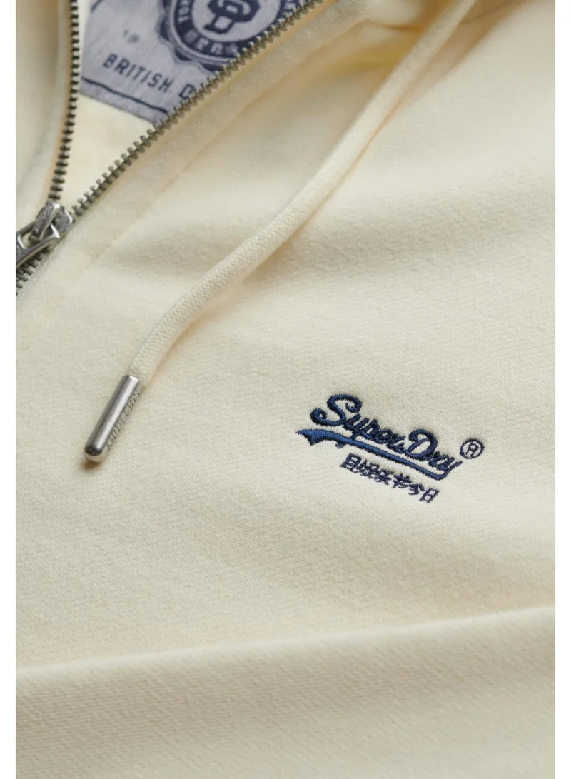 Superdry  Essential Logo Zip Hoodie Half Brushed for Men | Best Price UAE