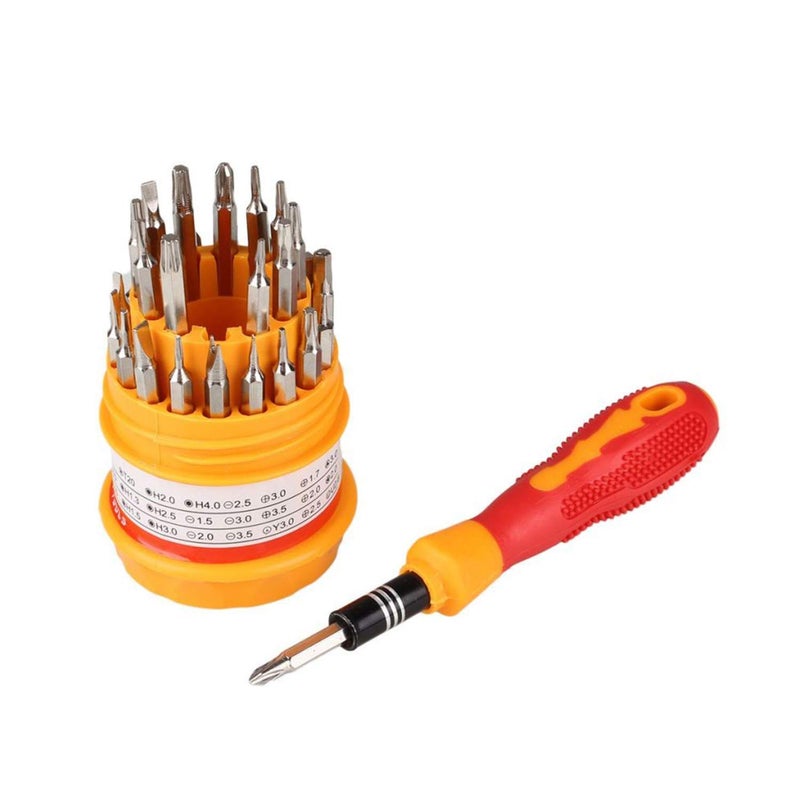 31 In 1 Repairing Screw Driver Tool Set Kit,Multicolour - Image 1