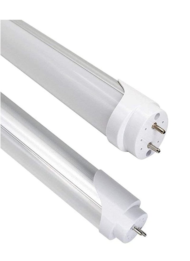 Yuwell Pack Of 4 LED Tube light T8 Rod 4FT Cool White Dual End Powered Ballast Bypass 1800Lumens 20W Frosted Cover AC85 265V 24W Fluorescent Equivalent  - Image 3