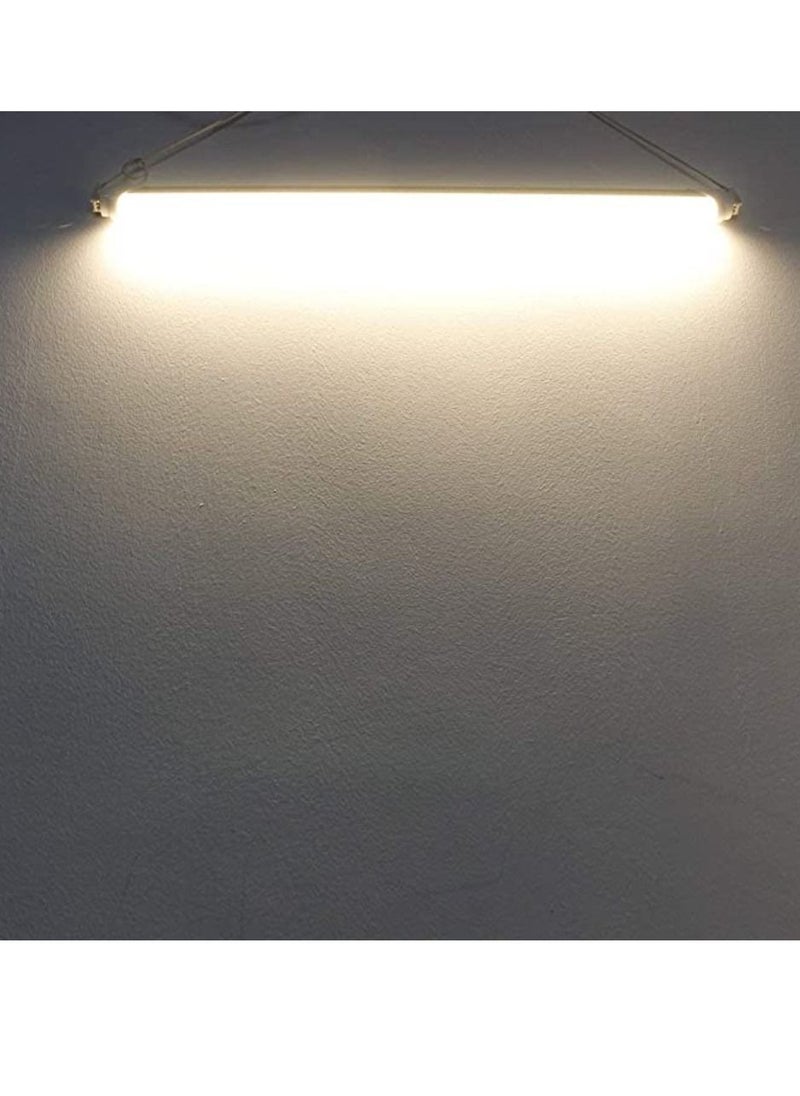 Yuwell Pack Of 4 LED Tube light T8 Rod 4FT Cool White Dual End Powered Ballast Bypass 1800Lumens 20W Frosted Cover AC85 265V 24W Fluorescent Equivalent  - Image 5