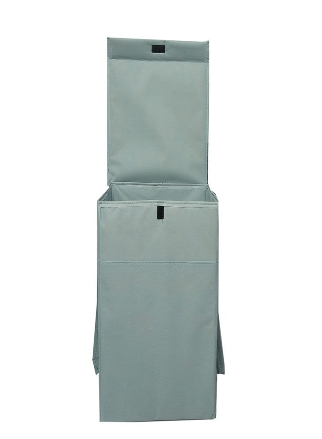 MBW Laundry Basket for Clothes | 75L | Laundry Bag, Laundry Basket, Laundry Bags for Clothes, Laundry Basket for Clothes with lid, Cloth Basket for Bedroom & Bathroom Dorm (Sqaure Gray - Pack of 1) - Image 2