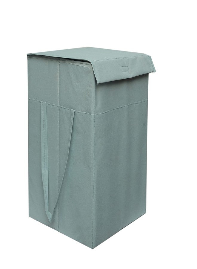 MBW Laundry Basket for Clothes | 75L | Laundry Bag, Laundry Basket, Laundry Bags for Clothes, Laundry Basket for Clothes with lid, Cloth Basket for Bedroom & Bathroom Dorm (Sqaure Gray - Pack of 1) - Image 1