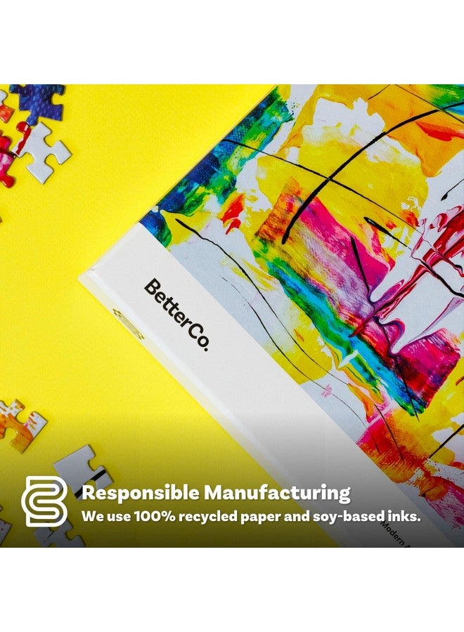 BetterCo. - Modern Art Puzzle 1000 Pieces - Challenge Yourself with Difficult Abstract Paint Puzzles for Adults, and Teens - Image 3