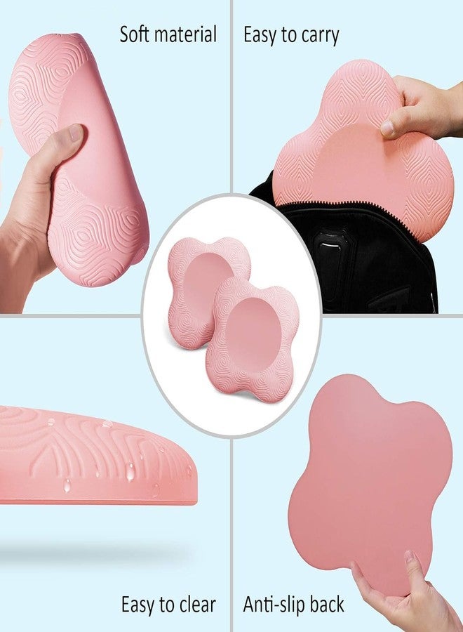 JAPTI yoga knee hand wrists elbow support cushion pad for man women, yoga meditation Pilates workout planks padding for joint protection and stability mat(2 pcs/multi-color) - Image 5