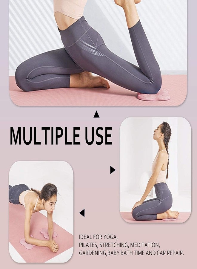 JAPTI yoga knee hand wrists elbow support cushion pad for man women, yoga meditation Pilates workout planks padding for joint protection and stability mat(2 pcs/multi-color) - Image 4