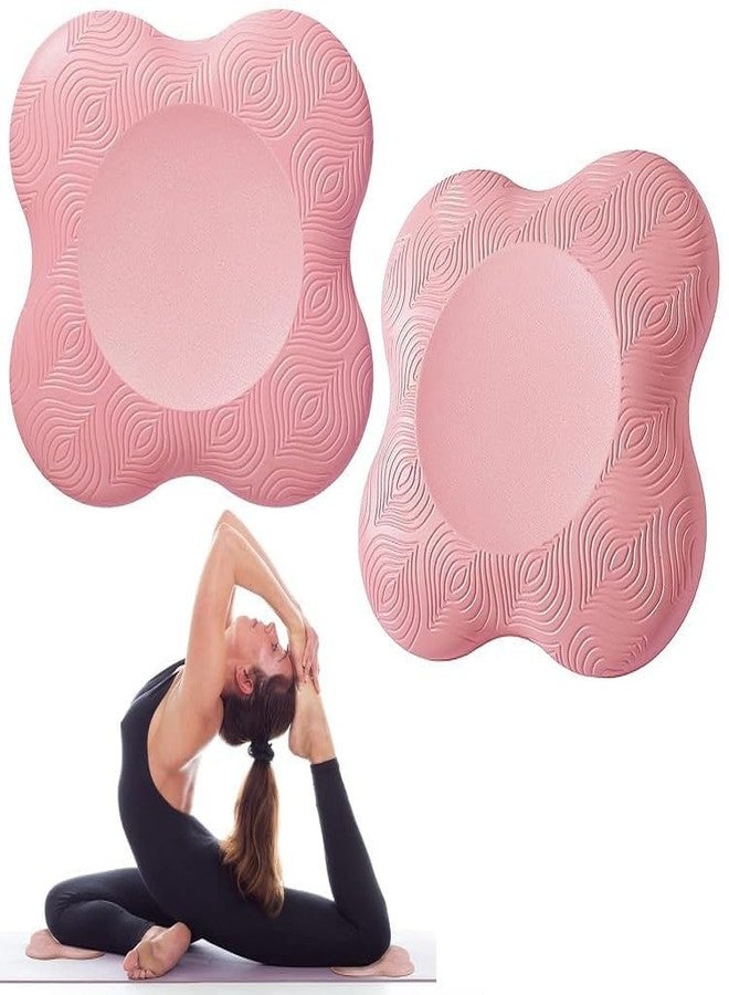 JAPTI yoga knee hand wrists elbow support cushion pad for man women, yoga meditation Pilates workout planks padding for joint protection and stability mat(2 pcs/multi-color) - Image 1