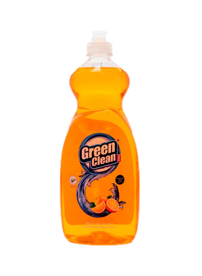 Green Clean Dishwashing Liquid Orange 750ml - Image 1