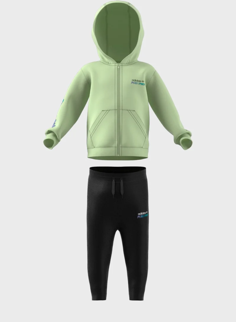 adidas Originals Infant Logo Hoodie Set