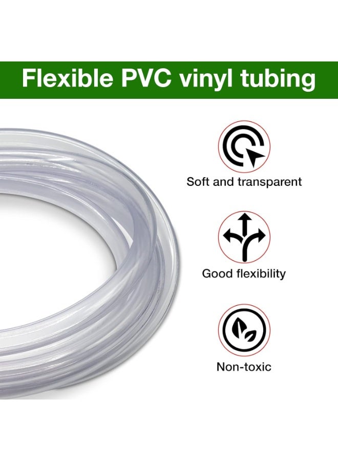Emerald Flexible Hose Pipe – 10 Metres Clear PVC Food Grade Clear Plastic Tube for Fish Food, Engineering, Food Industry – Multipurpose PVC Pipe. - Image 4