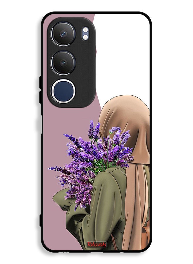 Tolwak غطاء حماية Vivo Y19s 4G مع تصميم زهري - Image 1