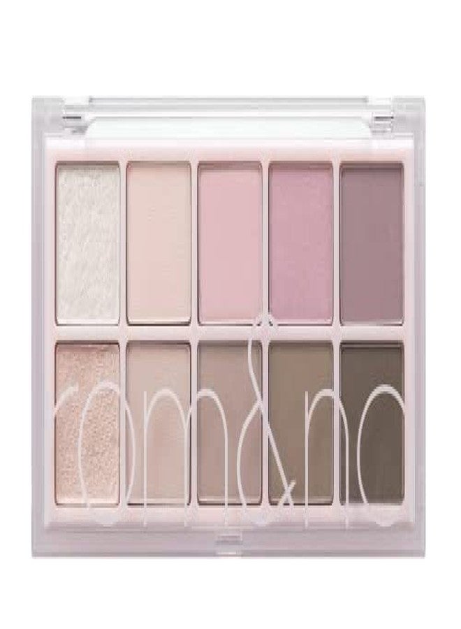 rom&nd Better Than Palette 102g (06 Peony Nude Garden) | Eye Makeup Palette, Matte & Shimmer Eye Shadow, Sparkling Glittery, various 10 shades, Long Lasting, High Pigmented, Blendable, Warm Tones - Image 1
