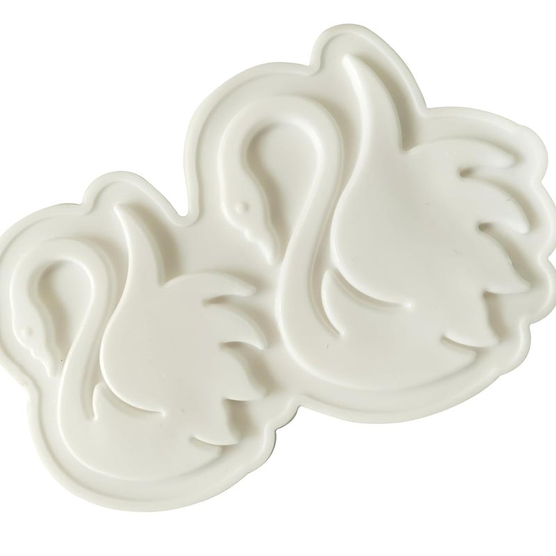 MoldBerry Garnising Mold Making swan Shape Silicone Garnish Mold Chocolate Mould Candy Crayons Fondant Resin Cake Decoration Tools for DIY Dessert Decoration Garnish Pack of 1 - Image 5