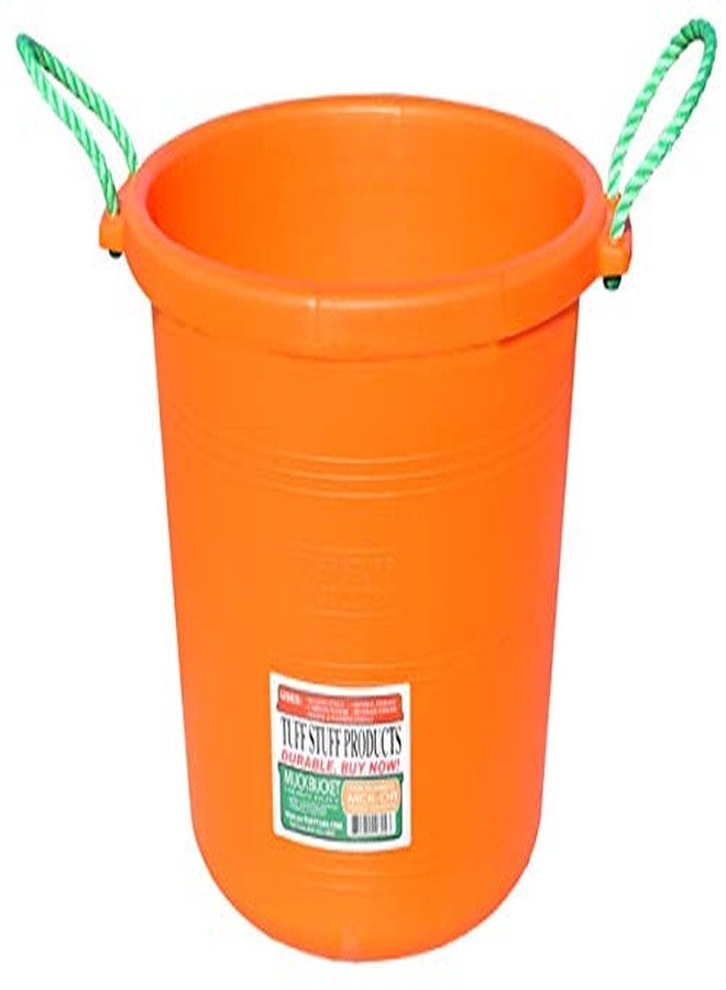 Tuff Stuff Products MCK-OR 70 qt. Muck Bucket, Orange - Image 1