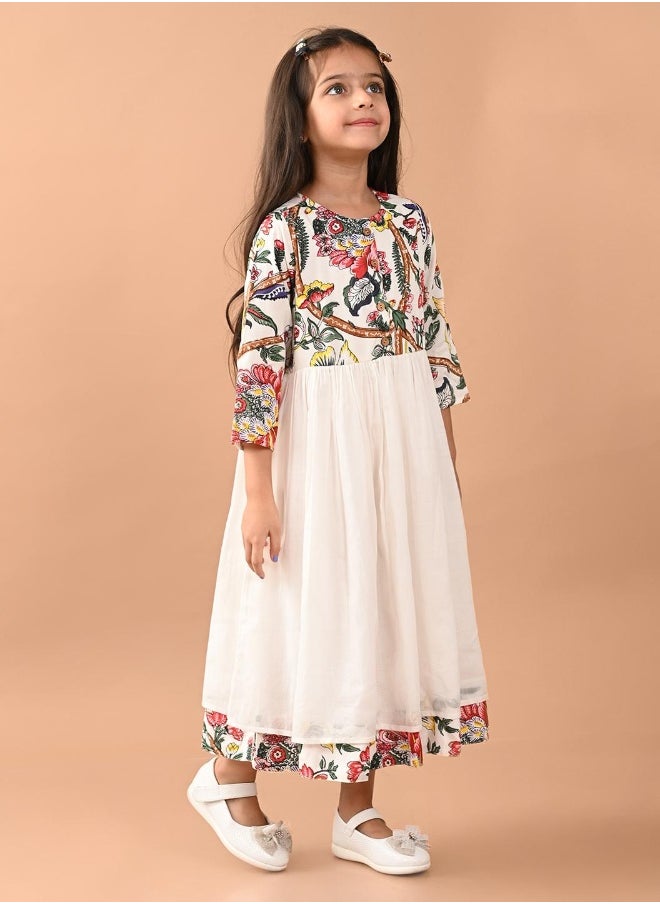 LILPICKS Printed Fit n Flare Dress  - Image 3