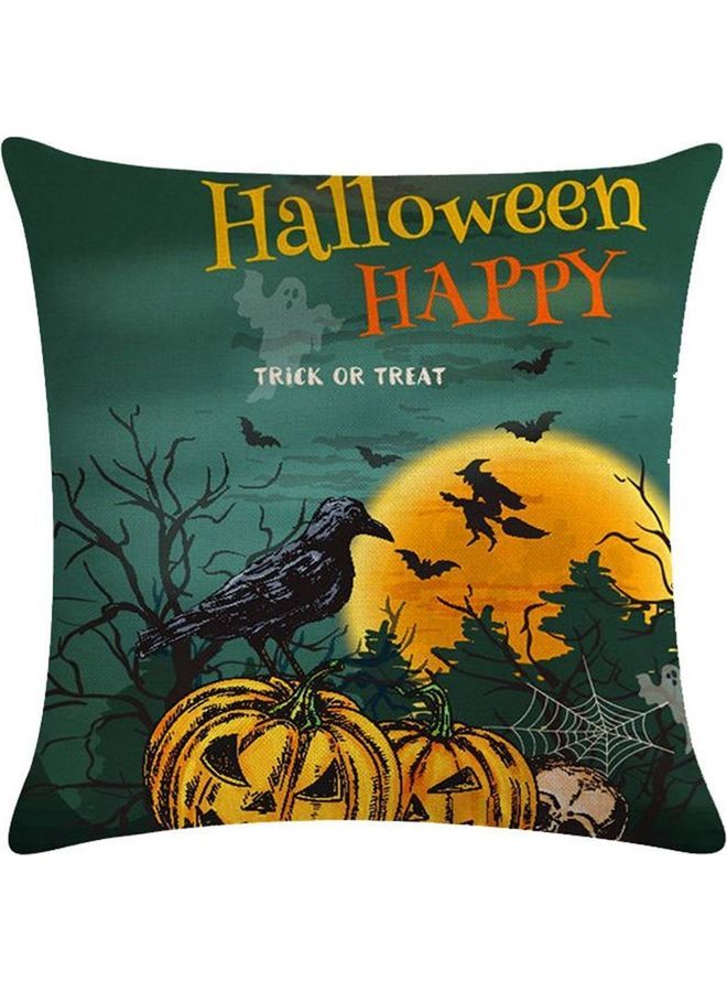 NIBEMINENT Super Cool Halloween Spider Cushion Cover Multicolour
